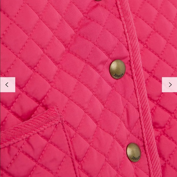 Baby Joule Mabel Quilted Jacket 0-3 Months Pink - Picture 6 of 6